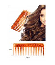 Pettine A Denti Larghi Marrone
