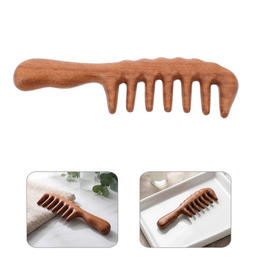 Pettine legno denti - legno, a