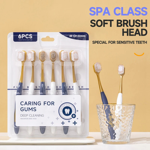 Set 6pz spazzolino morbido - set,