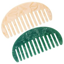  2 Pcs Pettini A Denti Larghi