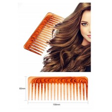 PETTINE A DENTI LARGHI MARRONE