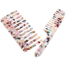  2 Pcs Pettine A Denti Larghi