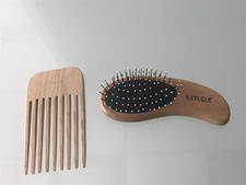 KIT Spazzola Pettine Legno