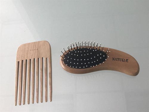 Kit spazzola pettine legno - kit,